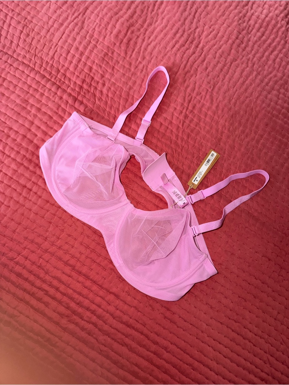 SKIMS NWT size 43 Bra mesh lavender purple
